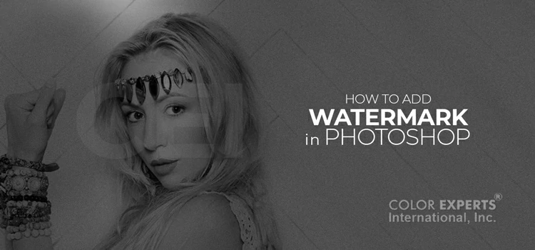 How to Add Watermark in an Image in Photoshop