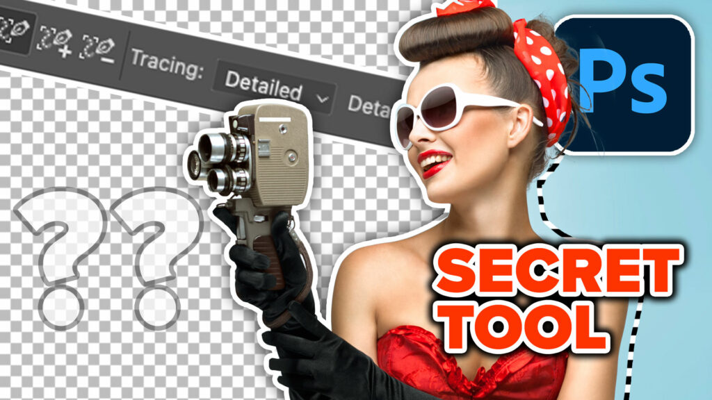 How to use Content aware Trace in Photoshop for perfect selections.