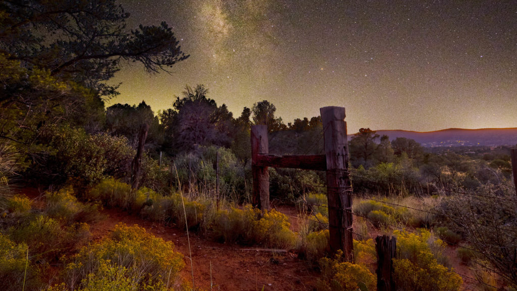 Lighting your foregrounds while photographing the Milky Way