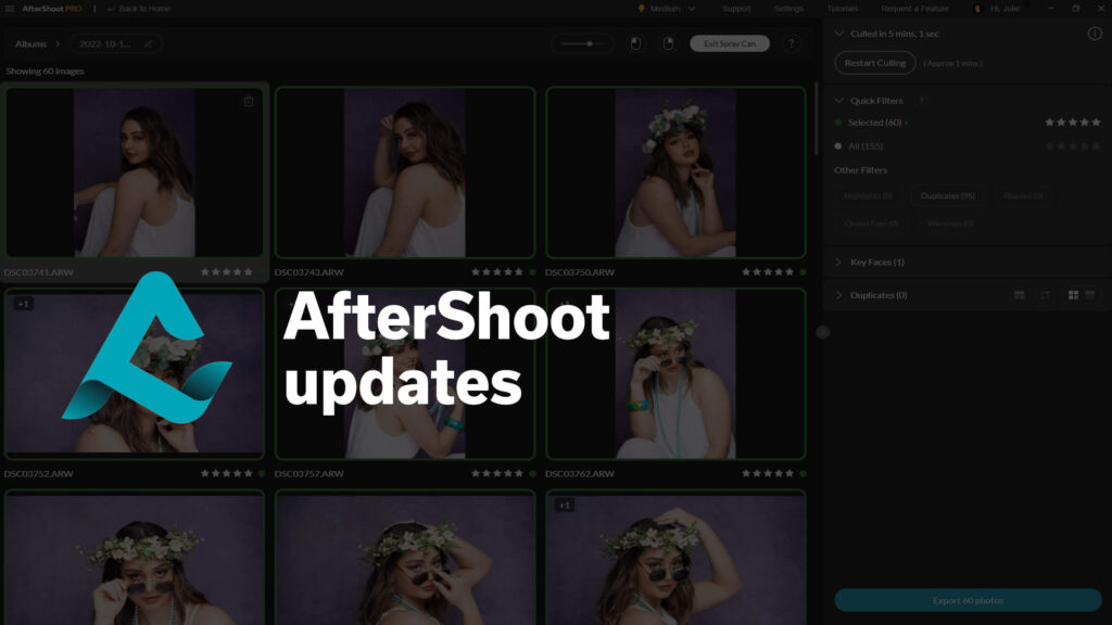 What’s new in the latest AfterShoot update V2.5.770