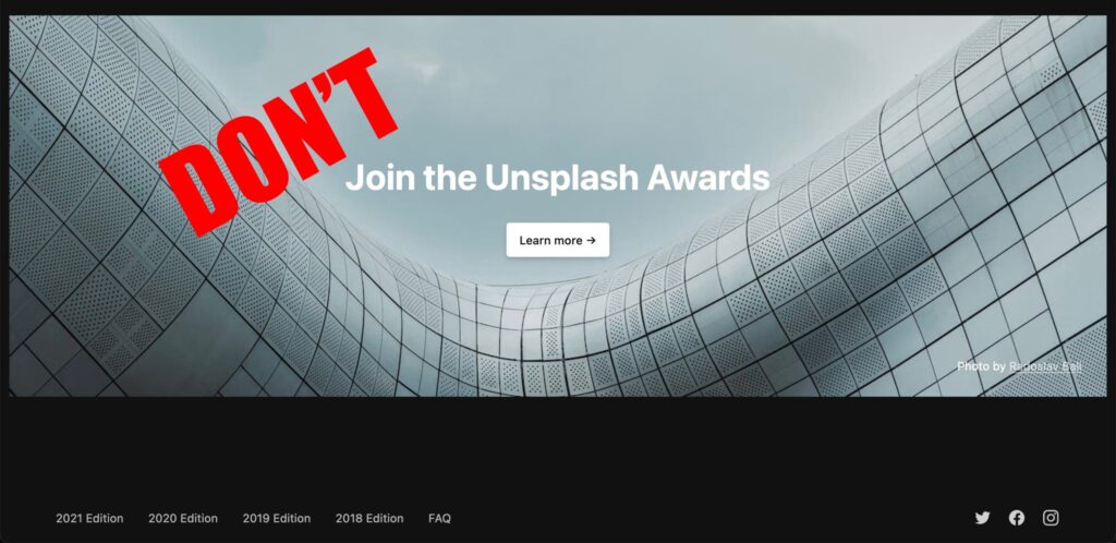 Demeaning Photographers Again Is the 6th Unsplash Awards