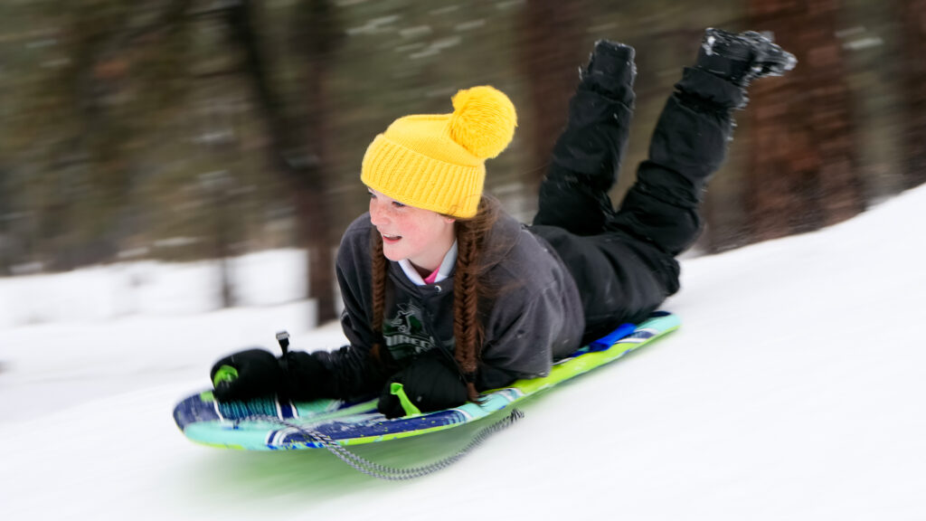 How to photograph sledding (comprehensive)