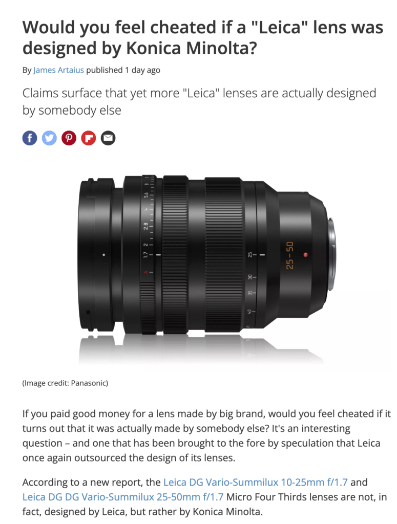 No, I Don’t Feel Cheated by Leica. So Why Should You?