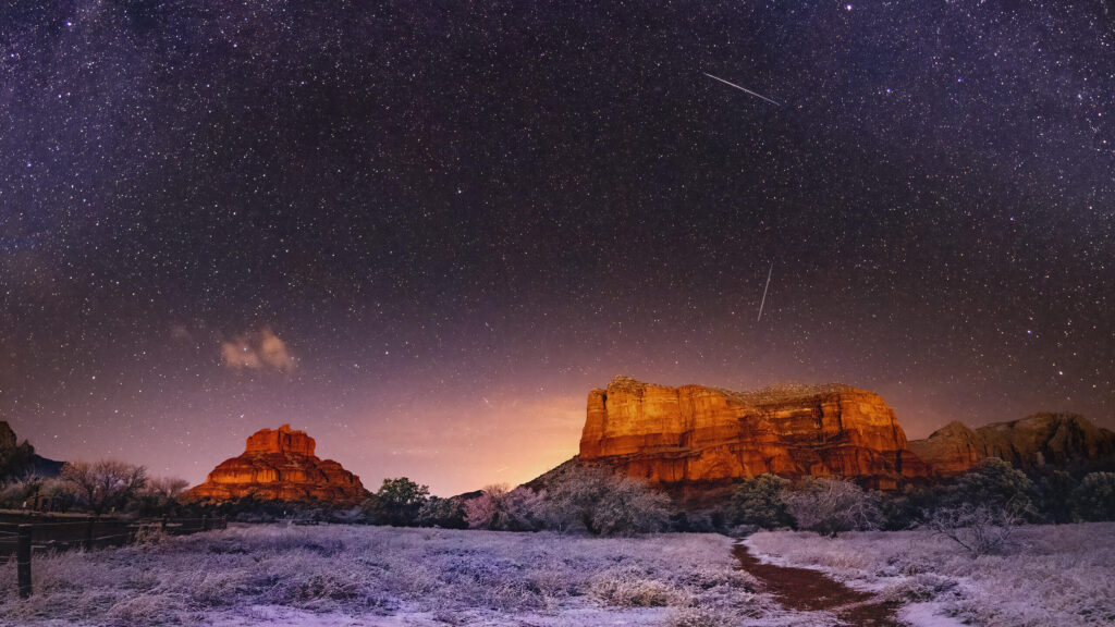 Meteor shower nightscape photography tips