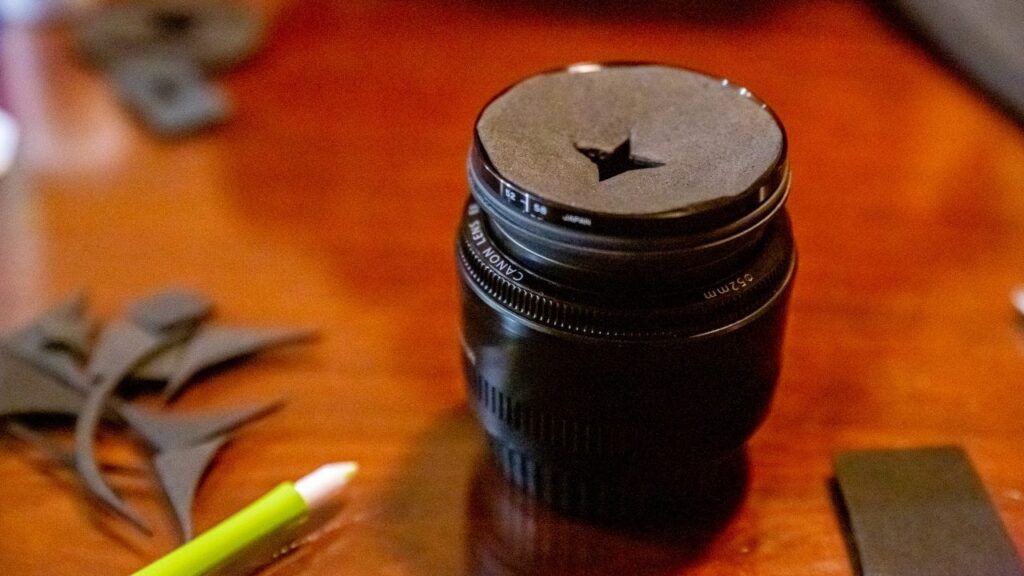 Give your bokeh Christmas flair with this DIY lens filter