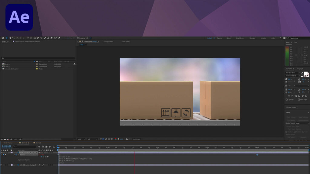 After Effects: Creating incremental movement