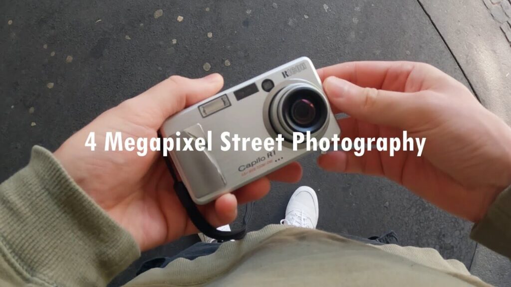 Street photography using old compact digital cameras