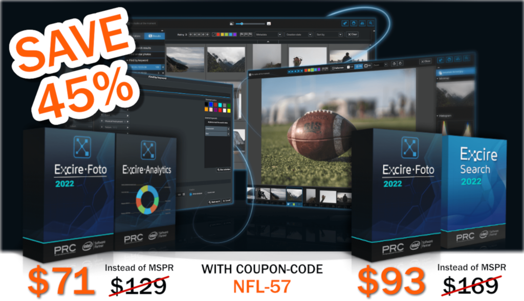 Excire Foto bundles up for grabs in this Superbowl offer!