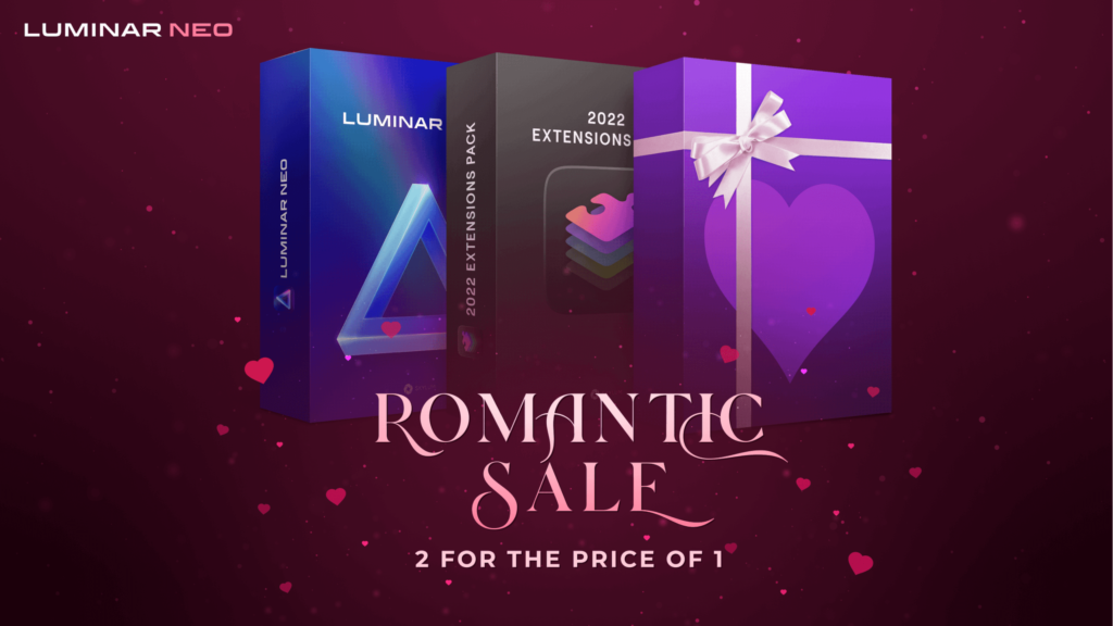 There’s a lot to love in the Luminar Neo Romantic Sale!