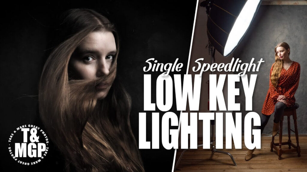 Using a single speedlight for low-key portraits