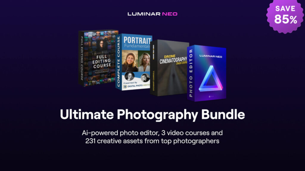 Save 85% in the Luminar Neo Ultimate Photography Bundle!