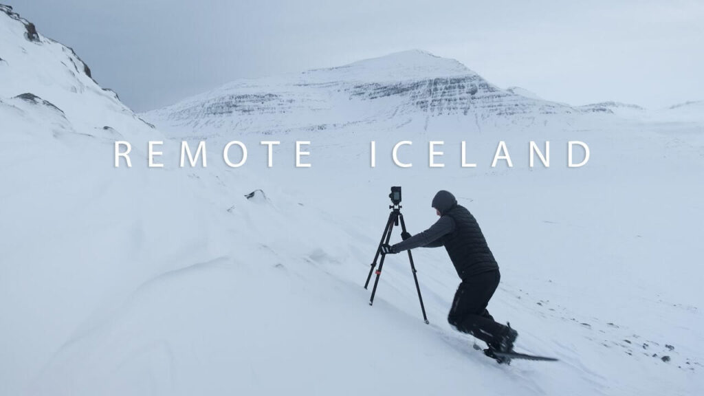 Landscape photography in the far north of Iceland