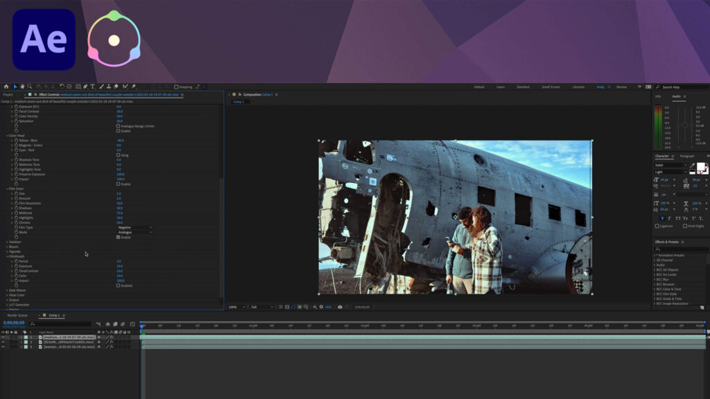 Getting the film look in After Effects with Dehancer