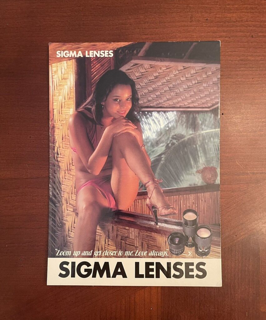 This Racy Vintage Sigma Lens Ad Shows us How Far We’ve Come